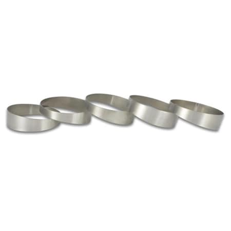 Vibrant 4 in. Titanium Pie Cut Set - 5 Piece, 5PK V32-13276